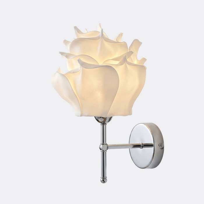 Opviq Lámpara de Pared APG0006 Blanco y Plata Opviq Lámpara de Pared APG0006 Blanco y Plata